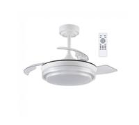 Ventilador de techo led aspas plegables mesina mini cct dim 46w marca wonderlamp