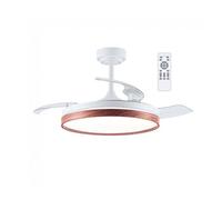 Ventilador de techo led aspas plegables tamero cct dim 72w marca wonderlamp