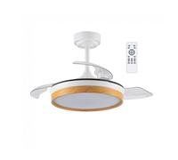 Ventilador de techo led aspas plegables tamero mini haya cct dim 46w