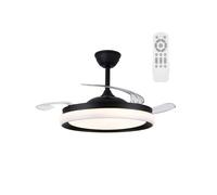 Ventilador de techo led con aspas retráctiles nestera eco cct dim 45w marca wonderlamp