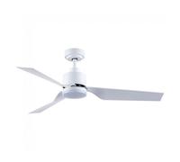 Wonderlamp Ventilador de techo blanco silencioso y bajo consumo