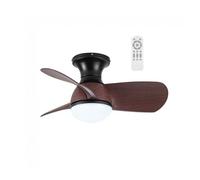 Ventilador de techo led mancado cct dim (20w) marca wonderlamp