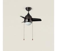 Ventilador de Techo LED Negro 66cm Modern