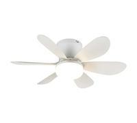 Ventilador de techo Lund (Blanco, 53 cm, 12 W, Blanco cálido)