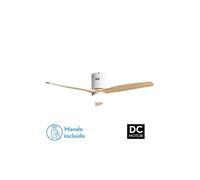 Ventilador de techo metal color blanco serie aguilon 132cm