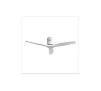 TODOLAMPARA - Ventilador de techo motor DC modelo AGUILON Blanco, 3 aspas, 5 velocidades, control remoto, temporizador, silencioso y bajo consumo, modo invierno-verano, tamaño grande