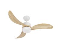 Ventilador de techo metal color blanco serie bembezar 107cm