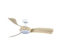 Ventilador de techo metal color blanco serie cerdeña 132cm