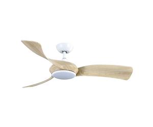 Ventilador de techo metal color blanco serie cerdeña 132cm