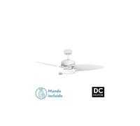 Ventilador de techo metal color blanco serie cross 132cm