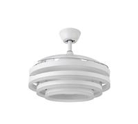 FABRILAMP Ventilador 72w Dc Kai Blanco 3 Aspas Transp. 6 Vel. 3 Colores 43/58x50/107 C/remoto,memoria Y temp. 6120lm