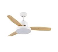 Ventilador de techo metal color blanco serie kavala 112cm