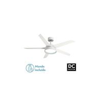 Ventilador de techo metal color blanco serie lebeche 132cm