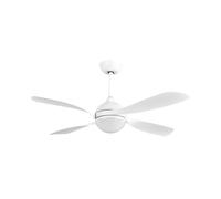 Ventilador de techo metal color blanco serie livorno 132cm