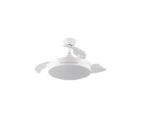 Ventilador de techo metal color blanco serie micenas 45cm