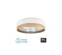 Ventilador de techo metal color blanco serie olga 70cm