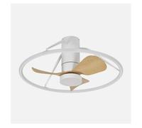 Ventilador de techo metal color blanco serie oporto 66cm