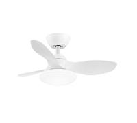 Ventilador de techo metal color blanco serie paramo 82cm