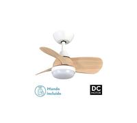 Ventilador de techo metal color blanco serie pirdo 60cm