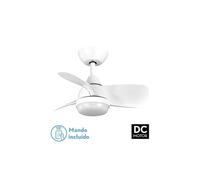 Ventilador de techo metal color blanco serie pirdo 60cm