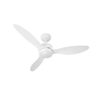ABRILA AKUNADECOR Ventilador Dc Serpa Blanco Led Dimable Y Cct Regulable