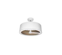 Fabrilamp ventilador dc tatiana 110w blanco/mad.oscura 3 aspas 62d 300