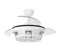 Ventilador de techo metal color blanco serie tornado 40cm