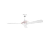 Ventilador de techo metal color blanco serie tupai 132cm