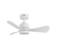 Ventilador de techo metal color blanco serie zepelin 91cm