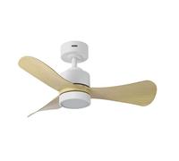 Ventilador de techo metal color blanco serie zepelin 91cm