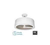 Ventilador de techo metal color blanco y gris serie tatiana 62cm