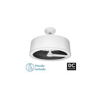 Ventilador de techo metal color blanco y negro serie tatiana 62cm