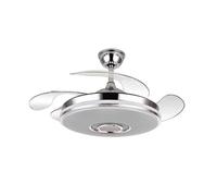 Ventilador de techo metal color cromo serie noto 108cm