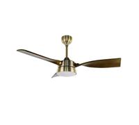 Ventilador de techo metal color dorado serie estio 132cm