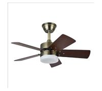 Fabrilamp Ventilador MARTA cuero motor DC y LED integrado 36 W