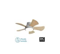 Ventilador de techo metal color gris serie gregario 82cm