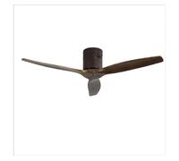 TODOLAMPARA - Ventilador de techo motor DC modelo AGUILON Marrón, 3 aspas Roble, 5 velocidades, control remoto, temporizador, silencioso y bajo consumo, modo invierno-verano, tamaño grande