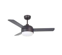 Ventilador de techo metal color marron serie klar 106cm