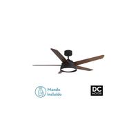Ventilador de techo metal color marron serie lebeche 132cm