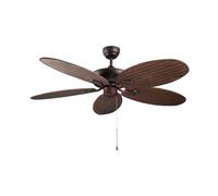 Ventilador de techo metal color marron serie phuket 132cm