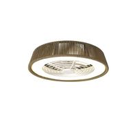 Ventilador de techo metal color marron serie polinesia nautica 64cm