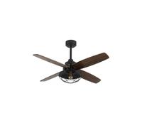 Ventilador de techo metal color negro serie aquilo 120cm
