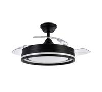 Ventilador de techo metal color negro serie cerrato 49cm