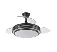 Ventilador de techo metal color negro serie ibe 108cm