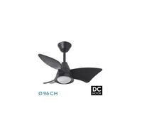 Abrila Jaguar Negro 30W - Ventilador De Techo 3 Aspas