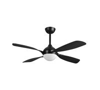 Ventilador de techo metal color negro serie livorno 132cm