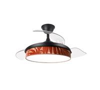 Ventilador de techo metal color negro serie moda 49cm