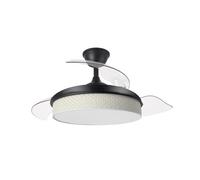 Ventilador de techo metal color negro serie moda 49cm