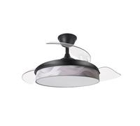 Ventilador de techo metal color negro serie moda 49cm