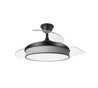 Ventilador de techo metal color negro serie moda 49cm